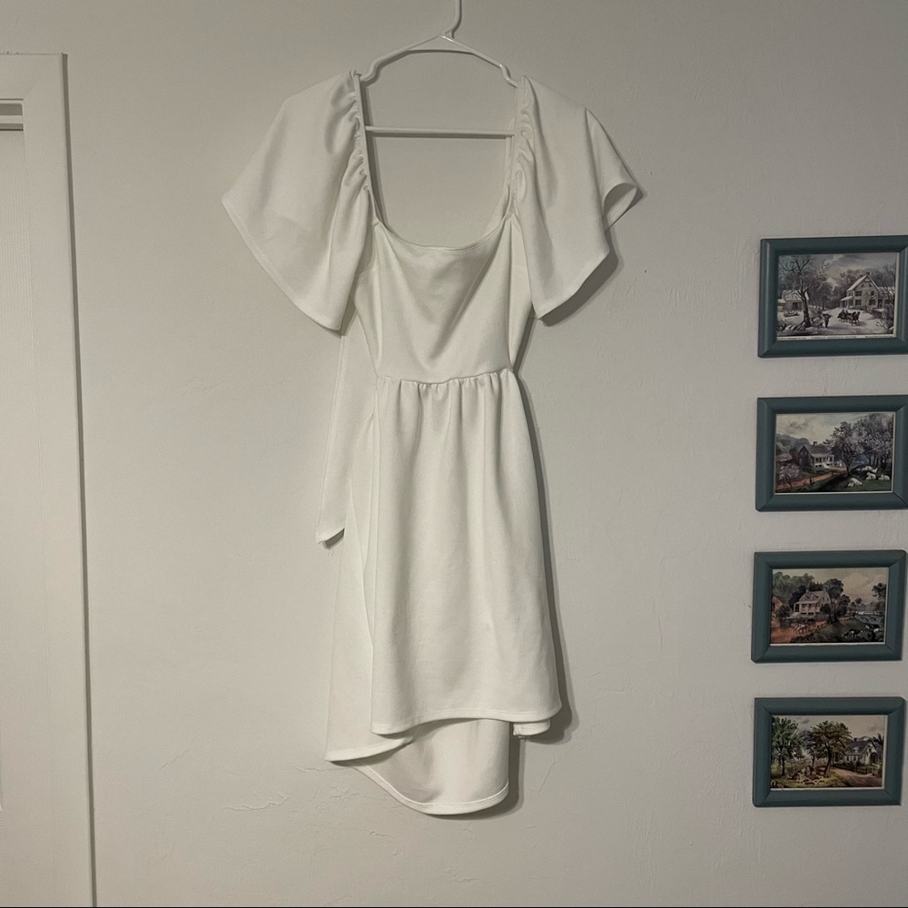 White Short Dress